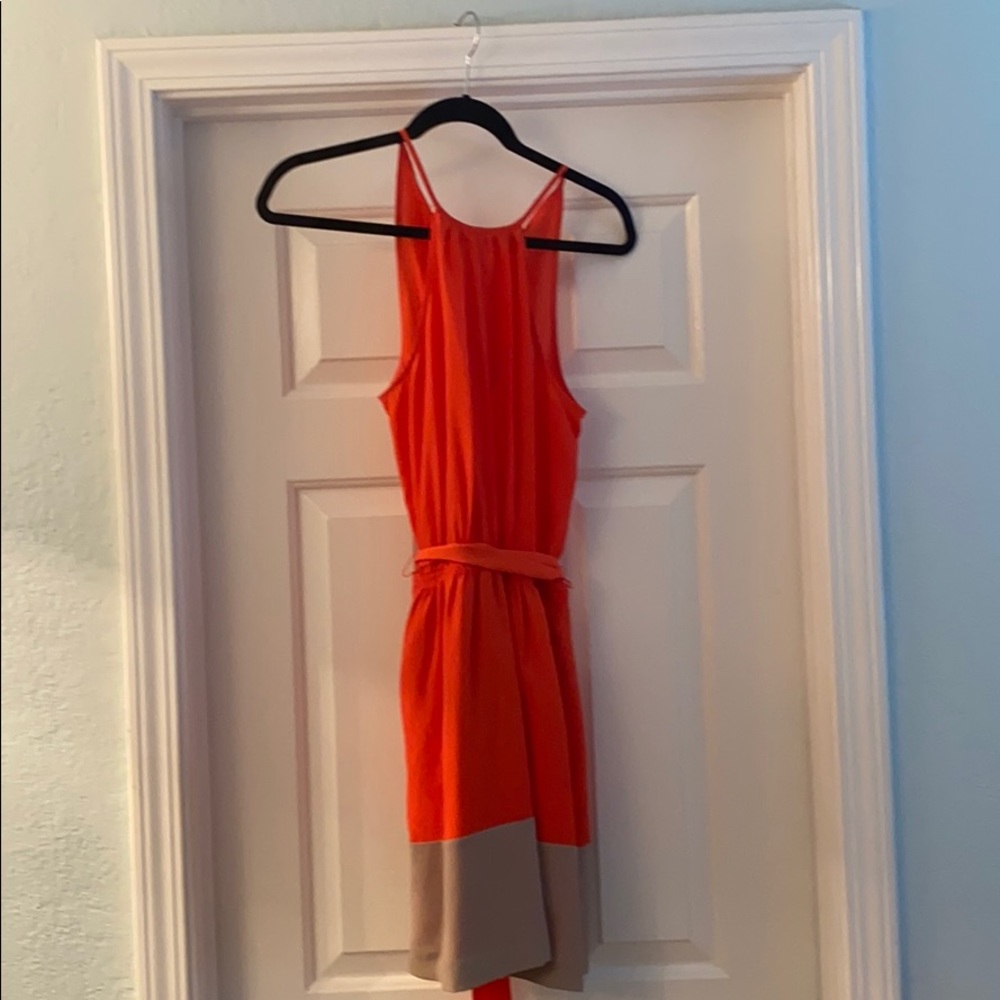 Orange dress